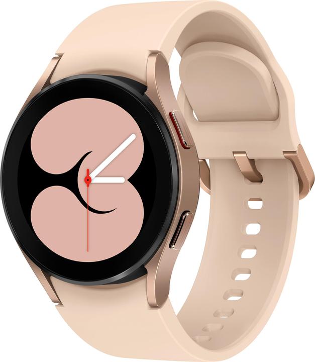Productafbeelding Samsung Galaxy Watch4 40m 4g Goud - Aluminium Armband Siliconen Os Google Elect (40.40 mm, 4G)