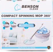 Benson Clean Mopp + Eimer-Set, 360° drehbar, kompakt (1 Stk.)