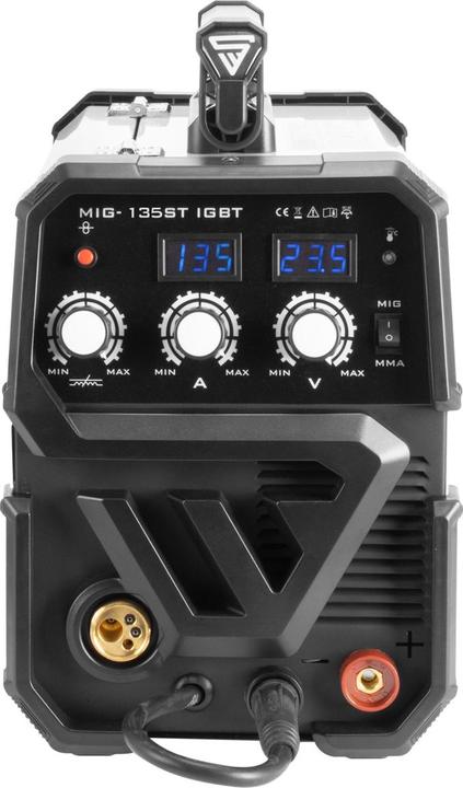 Actual product image Stahlwerk Shielded arc welder MIG MAG 135 ST IGBT with 135 amps with electric hand