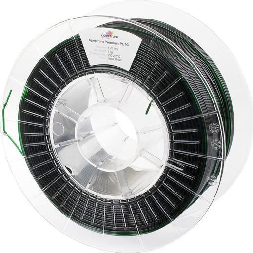 Filament / PETG / BOTTLE GREEN / 1,75 mm / 1 kg (PETG, 1.75 mm, 1000 g, Grün)