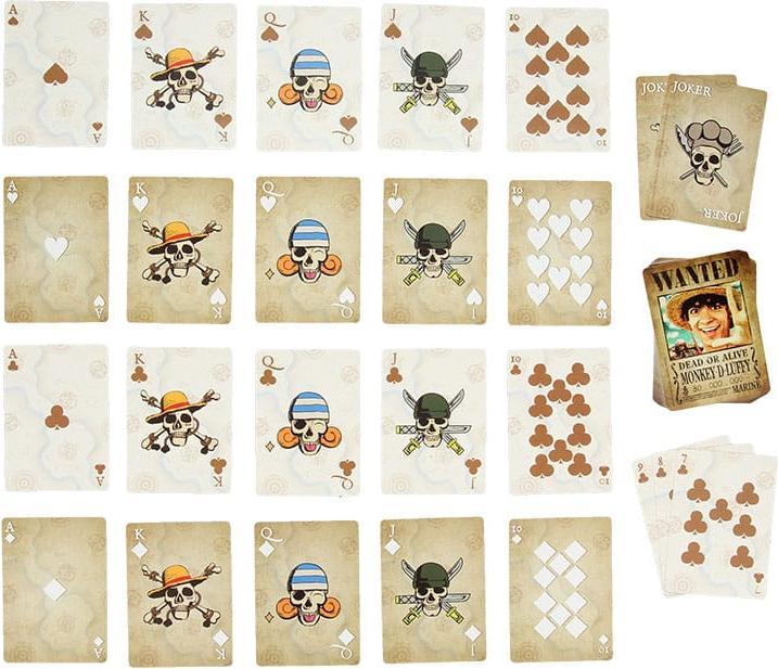 Actual product image Paladone Products One Piece Playing Cards in Tin