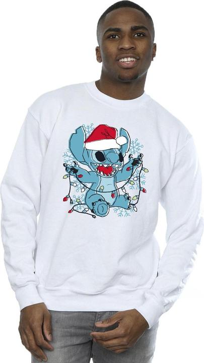 Image du produit Disney - Sweat LILO AND STITCH CHRISTMAS LIGHTS SKETCH - Homme (XL)
