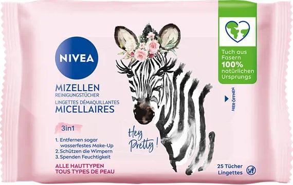 Actual product image NIVEA Cleansing Wipes Micelles 3in1 Multipack 6 x 25 pieces (Cleaning cloths)