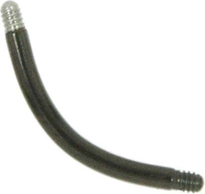 Actual product image Bijouteria Pin (Surgical steel 316L, PVD coating (black))