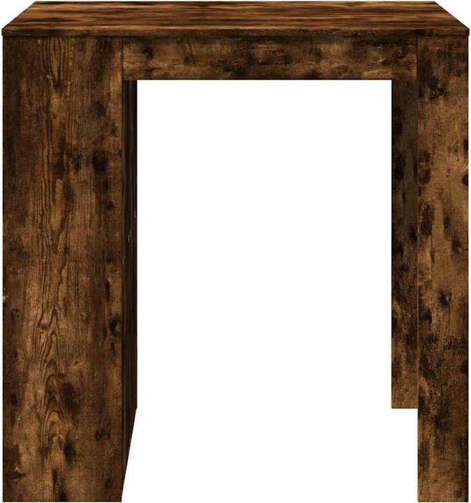 Image du produit VidaXL Table de bar Table de comptoir Table de cuisine Chêne fumé Matériaux dérivés du bois