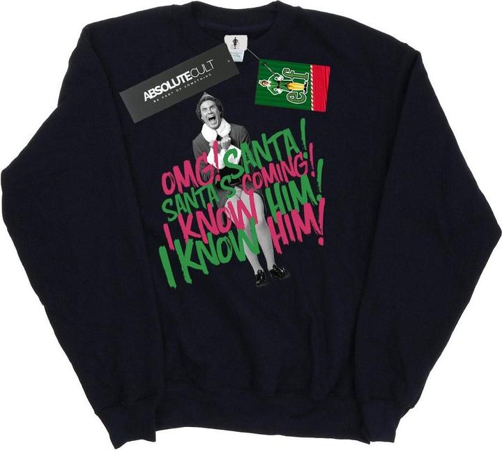 Immagine prodotto Elf Santa's Coming Felpa Donna (L)