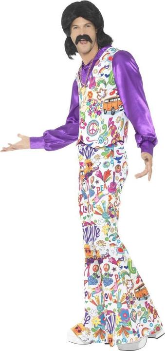 Immagine prodotto Smiffys Costume da hippie anni '60 Groovy (uomo) (L)
