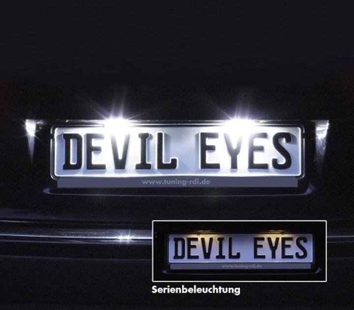 Produktbild Devil Eyes LEDKennzeichenbeleuchtunguniversal