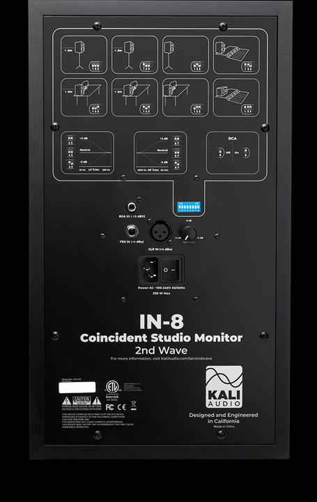 Actual product image Kali Audio IN-8 2nd Wave Studio Monitor (Active, 1 pc.)