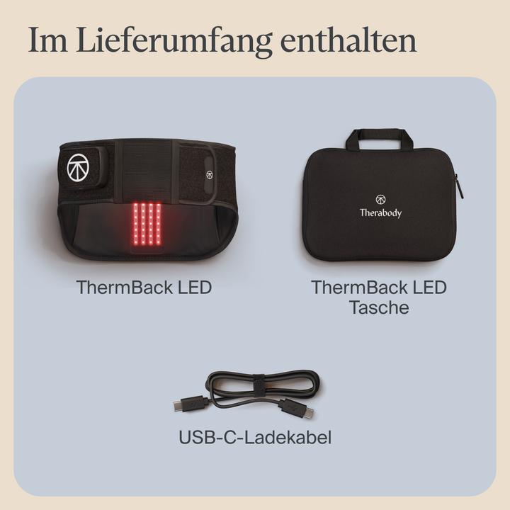 Produktbild Therabody Massagegurt Thermback LED