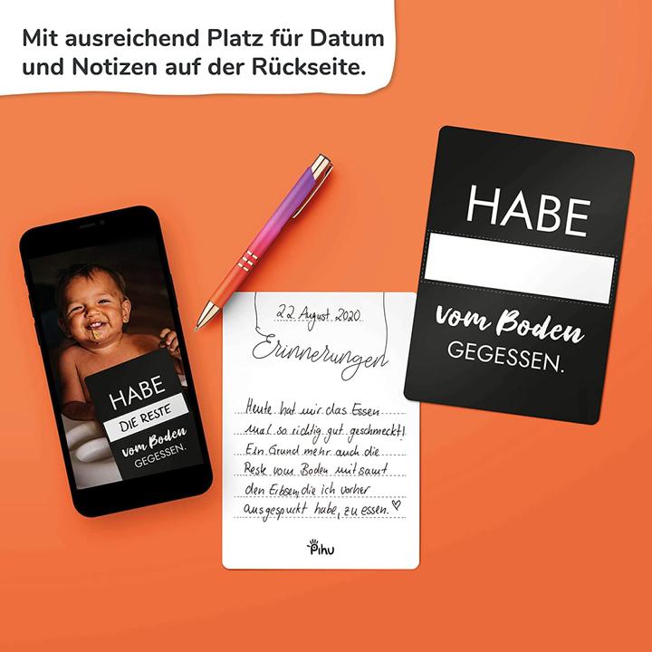 Actual product image Simon & Jan Milestones baby (German)