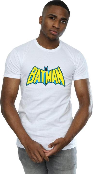 Immagine prodotto Batman Maglietta in cotone con logo retrò da uomo (L)