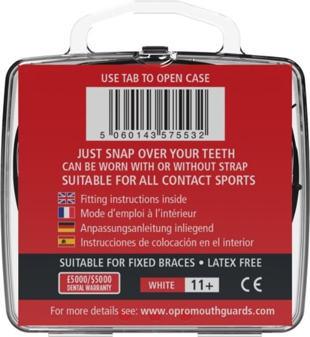 Image du produit Opro Protège-dents Snap-Fit Senior Braces pour les porteurs d'appareils dentaires