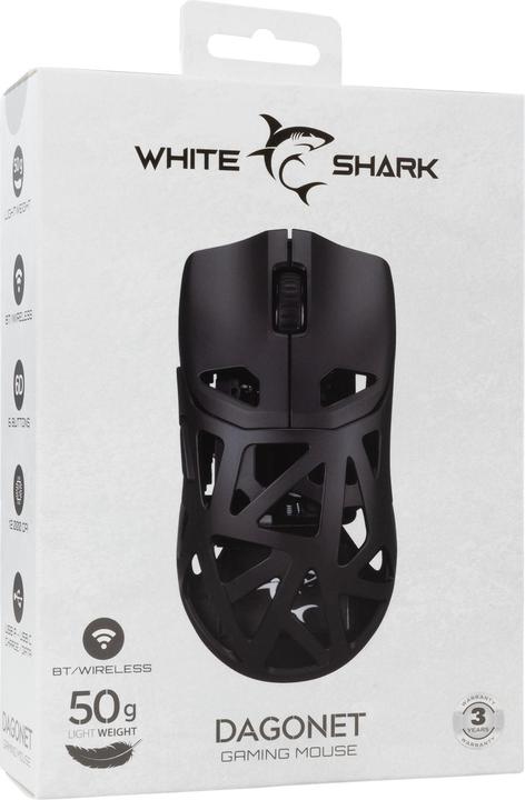 Immagine prodotto White Shark Computer mouse GM-5019 Dagonet Wireless 24000 dpi Black