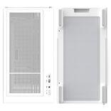 Immagine prodotto Zalman P10 Bianco Micro-ATX Mini Tower (Mini-ITX, ATX)