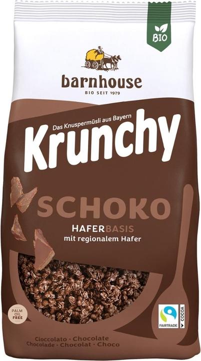 Actual product image Barnhouse Krunchy Chocolate, organic (375 g)
