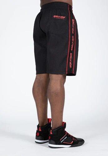 Image du produit Gorilla Wear Short d'entraînement Buffalo Old School noir/rouge (S/M)