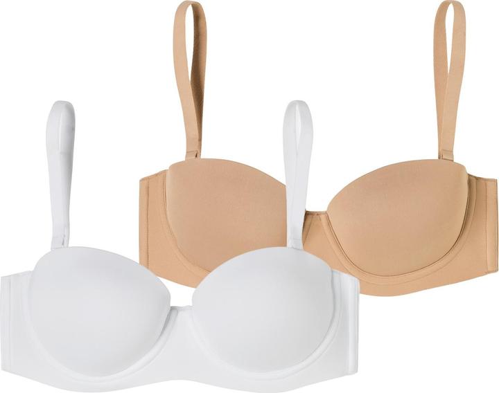 Actual product image Schiesser Bügel-BH Bandeau mit Schale - Unique Micro (95 B, pack of 2)