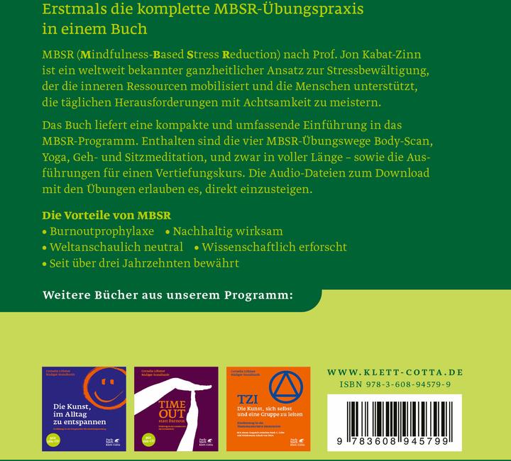 Immagine prodotto MBSR - Die Kunst, das ganze Leben zu umarmen (Tedesco, Ruediger Standhardt, Cornelia Löhmer, 2014)