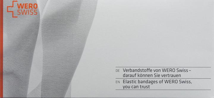 Actual product image Wero Swiss Lux Elastische Fixierbinde 4mx12cm weiss