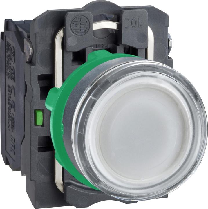 Image du produit Schneider Electric Bouton-poussoir lumineux, plastique, complet, XB5AWCUST09