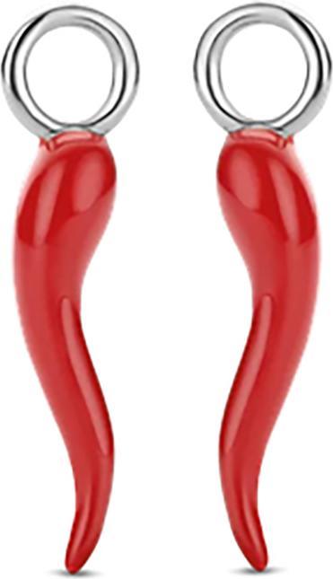 Produktbild Ti Sento Milano Einhänger für Creolen mit korallenroter Chili 9230CR (925 Sterling Silber)