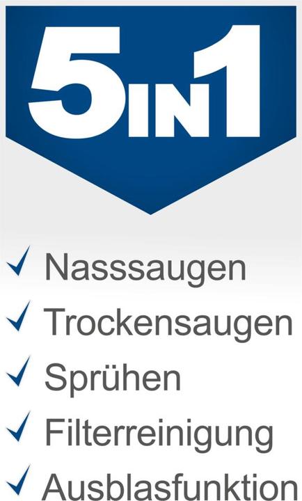 Produktbild Scheppach Sprüh- und Waschsauger SprayVac20 (Nass-Trockensauger)
