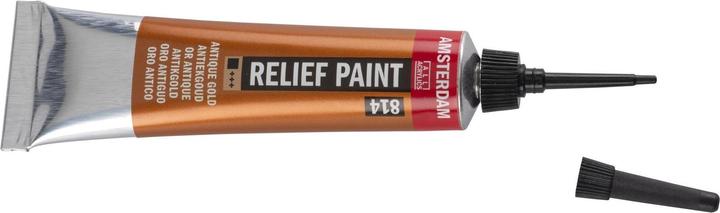 Actual product image Amsterdam Acrylic paint Reliefpaint 814 (Antique Gold, 20 ml)