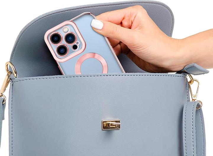 Actual product image Cadorabo TPU Chrome Case with Camera Protector for Apple iPhone 13 PRO MAX (Apple iPhone 13 Pro Max)