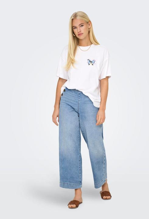 Immagine prodotto Only ONLMADISON Hohe Taille Weiter Beinschnitt Jeans Jeans mit weitem Bein (W27/L32)