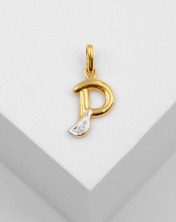 Produktbild Muau Buchstabe (750/18 K Gelbgold)