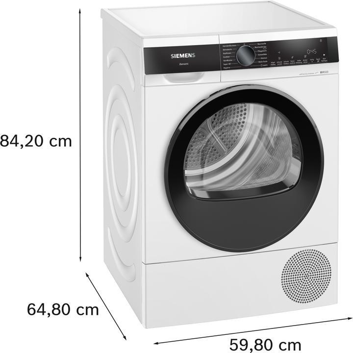 Actual product image Siemens WQ35G2D00 (8 kg, Right, EU plug)