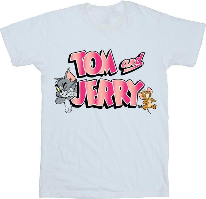 Immagine prodotto Tom & Jerry Gradient Logo Maglietta Ragazze (116)