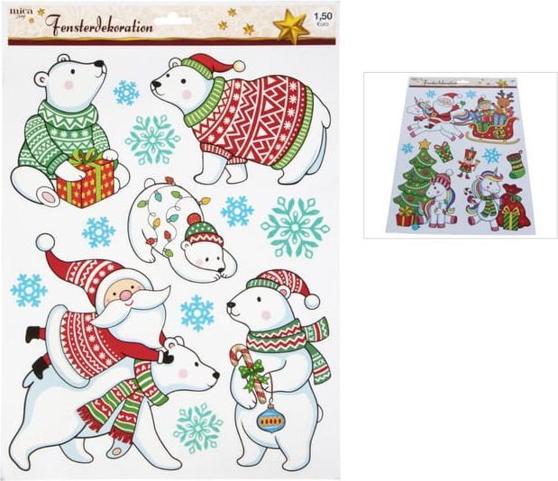 Produktbild MICA Living Fensterbilder - Weihnachten - 1 Bogen