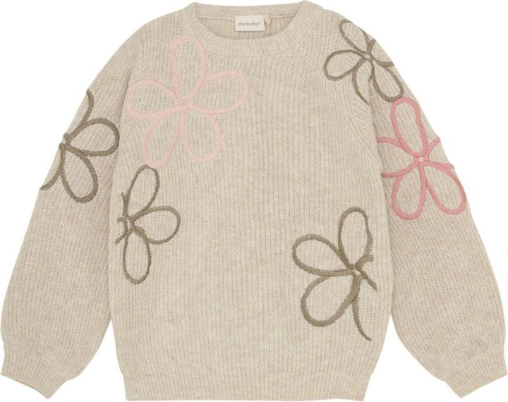 Minymo Strickpullover Marshmallow