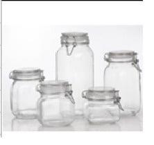 Produktbild Domoletti Glass Jar In Square Shape 1000ml (1 l)