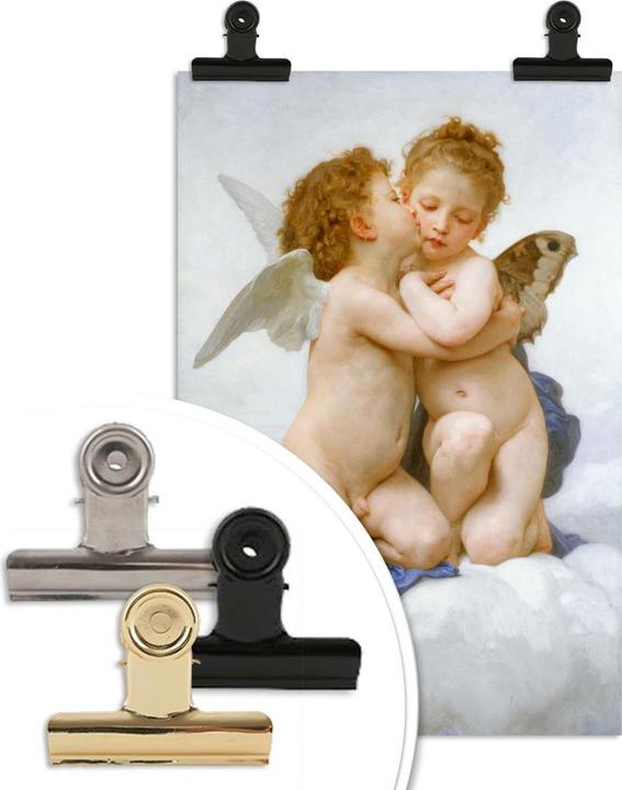 Actual product image Trenddeko Bouguereau - The first kiss (105 x 160 cm)