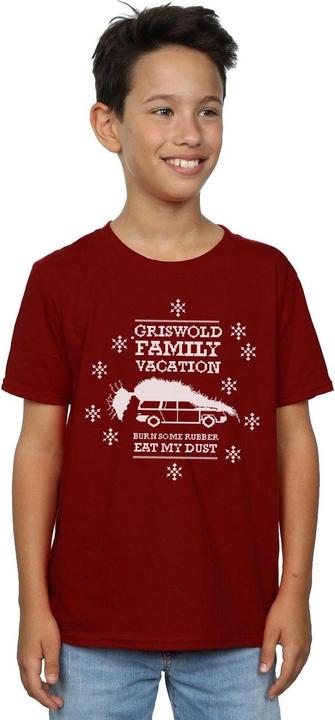 Immagine prodotto National Lampoon´s Vacation National Lampoon's Christmas Vacation Eat My Dust Maglietta Ragazzi (152, 158)