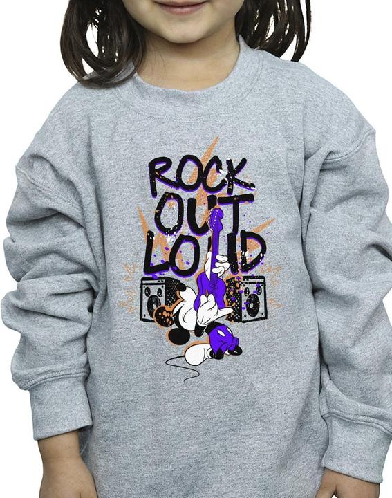 Produktbild Disney Mickey Mouse Rock Out Loud Sweatshirt Mädchen (152, 158)
