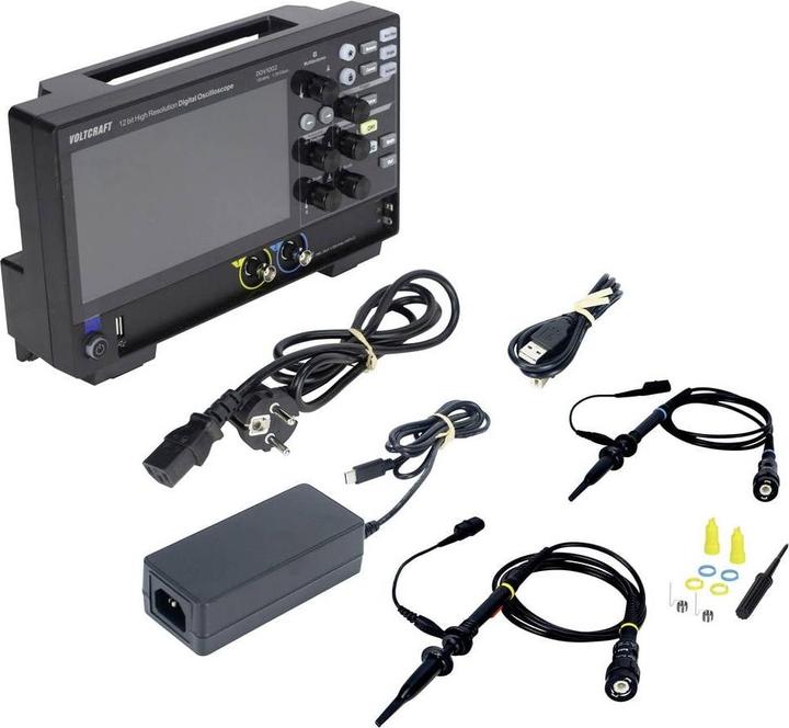 Image du produit Voltcraft DOV1002 Digital-Oszilloskop 100 MHz 2-Kanal 1.25 GSa/s 50 Mpts 12 Bit (CAT II)