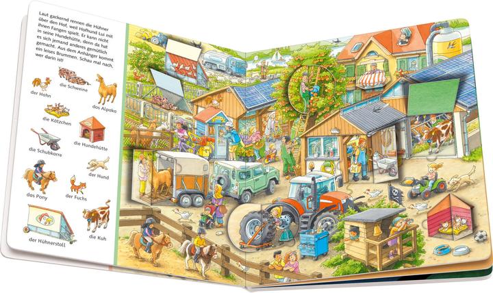 Produktbild Ravensburger Mein Sachen suchen Wimmelbuch: Auf dem Land (Deutsch, Susanne Gernhäuser, Peter Nieländer, 2024)