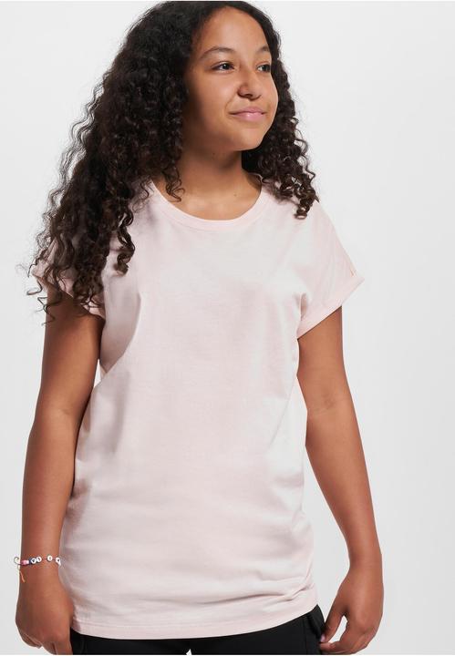 Actual product image Urban Classics Girls Organic Extended Shoulder Tee (110)