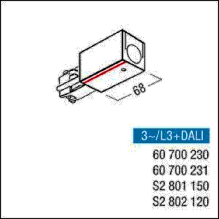 Actual product image Zumtobel Lighting End feed sw 3p