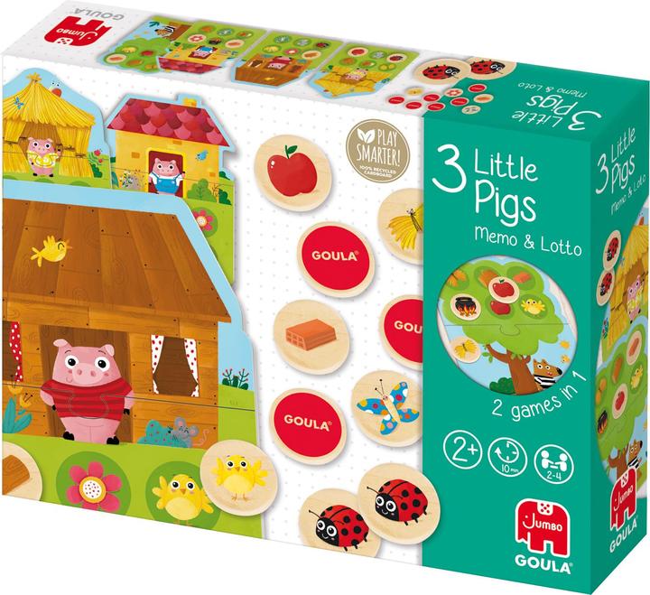 Jumbo 3 Little Pigs Memo&Loto (German)