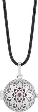 Bell Mummy Decent Necklace With Purple Maternity Flower