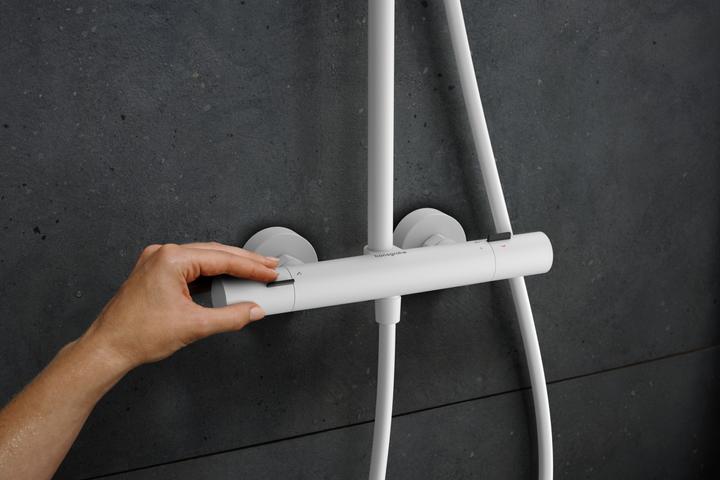 Image du produit hansgrohe Pulsify S Puro Système de douche 260, 1jet, Ecostat Fine, douchette à main 3jet, EcoSmar
