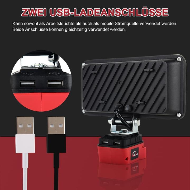 Produktbild Autojare Akku-Lampe für Baustellen (7500 lm)