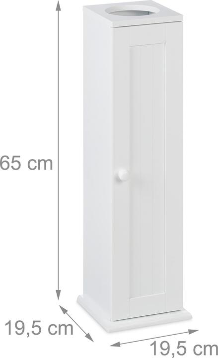 Actual product image Relaxdays Toilet cabinet (19.5 x 19.5 x 65 cm)