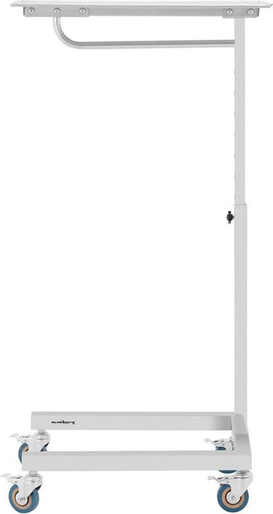 Actual product image Steinberg Instrument Trolley - 4 wheels - 60 x 40 cm - height adjustable - stainless steel / rubber