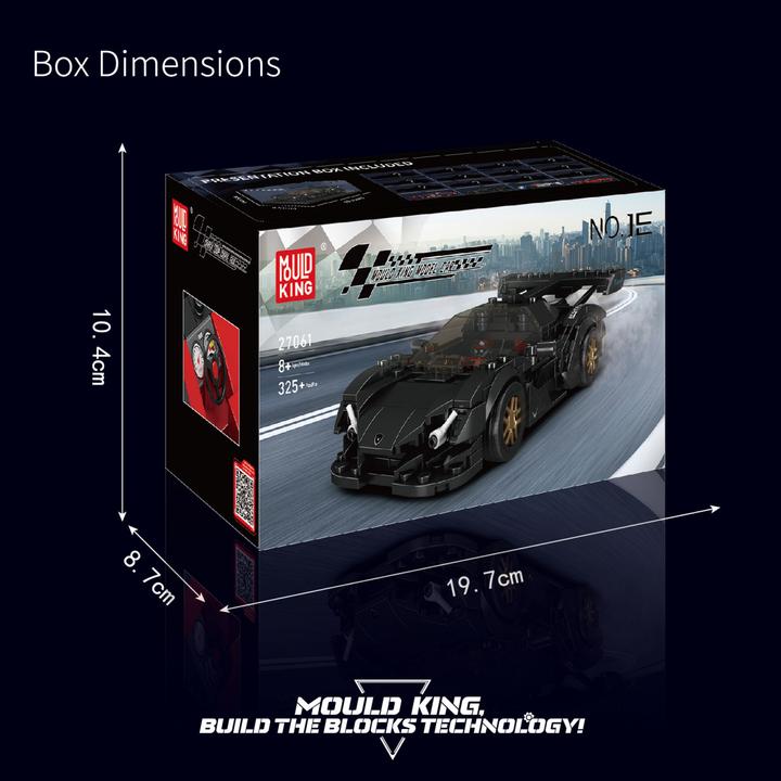 Image du produit Mould King Apollo IE Supercar avec boîte de présentation